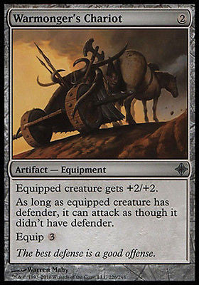 **2x FOIL Warmonger's Chariot** ROE MTG Rise of Eldrazi Uncommon MINT artifact