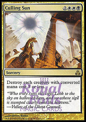 **1x FOIL Culling Sun** GPT MTG Guildpact Rare MINT white black