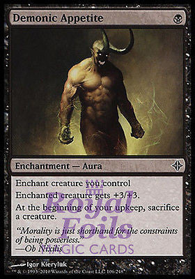 Demonic Appetite 4x FOIL ROE MTG Rise of Eldrazi Common MINT black