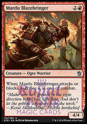 **4x FOIL Mardu Blazebringer** MTG KTK Khans of Tarkir Uncommon MINT red