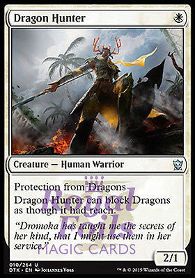 Dragon Hunter 2x FOIL DTK MTG Dragons of Tarkir Uncommon MINT white