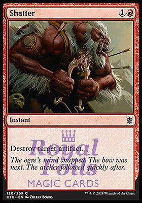 Shatter 4x FOIL MTG KTK Khans of Tarkir Common MINT red