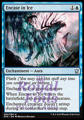 Encase in Ice 2x FOIL DTK MTG Dragons of Tarkir Uncommon MINT blue