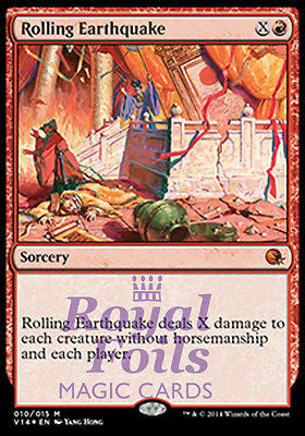 **1x FOIL Rolling Earthquake* MTG FTV From the Vault Annihilation MINT red
