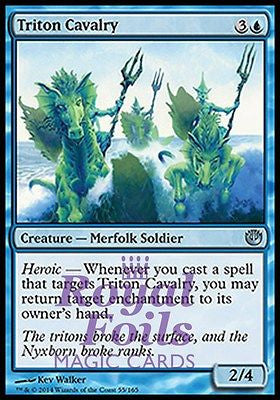 **4x FOIL Triton Cavalry* JOU MTG Journey Into Nyx Uncommon MINT blue