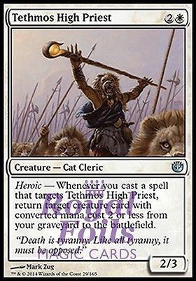 **2x FOIL Tethmos High Priest JOU MTG Journey Into Nyx Uncommon MINT white