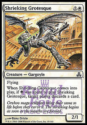Shrieking Grotesque 2x FOIL GPT MTG Guildpact Common MINT white black
