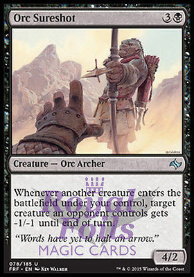 Orc Sureshot 2x FOIL FRF MTG Fate Reforged Uncommon MINT black