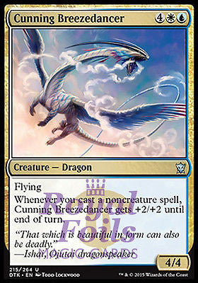 Cunning Breezedancer 2x FOIL DTK MTG Dragons of Tarkir Uncommon MINT white blue