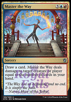 Master the Way 2x FOIL MTG KTK Khans of Tarkir Uncommon MINT blue red