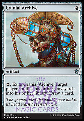 **2x FOIL Cranial Archive** MTG KTK Khans of Tarkir Uncommon MINT artifact