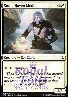 Stone Haven Medic 4x FOIL BFZ MTG Battle for Zendikar Common MINT white