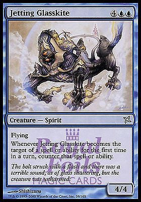 **3x FOIL Jetting Glasskite** BOK MTG Betrayers Kamigawa Uncommon MINT blue