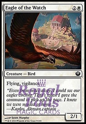 **4x FOIL Eagle of the Watch** JOU MTG Journey Into Nyx Common MINT white