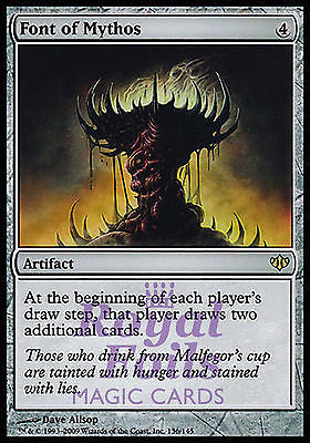 **1x FOIL Font of Mythos** CON MTG Conflux Rare VF artifact