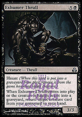 **4x FOIL Exhumer Thrull** GPT MTG Guildpact Uncommon MINT black