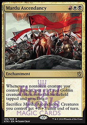 **1x FOIL Mardu Ascendancy** MTG KTK Khans of Tarkir Rare MINT red white black