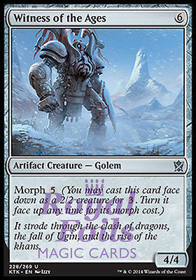 Witness of the Ages 4x FOIL MTG KTK Khans of Tarkir Uncommon MINT artifact