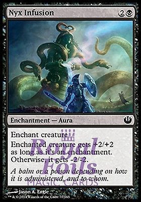 Nyx Infusion 4x FOIL JOU MTG Journey Into Nyx Common MINT black