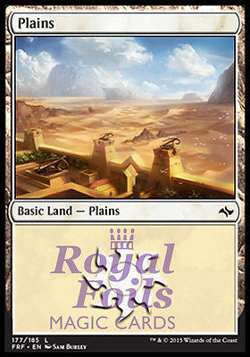 **4x FOIL Plains #177** FRF MTG Fate Reforged Basic Land MINT white