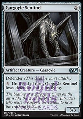 **4x FOIL Gargoyle Sentinel** MTG M15 Core Set Uncommon MINT artifact