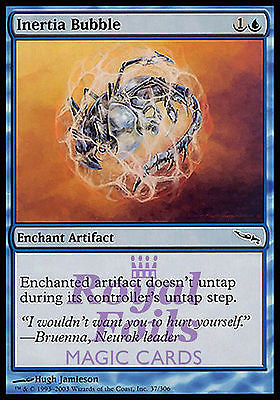 Inertia Bubble 4x FOIL MDN MTG Mirrodin Common MINT blue