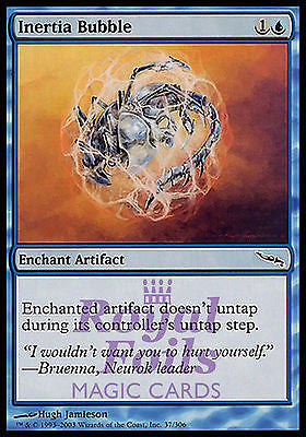 **4x FOIL Inertia Bubble** MDN MTG Mirrodin Common MINT blue