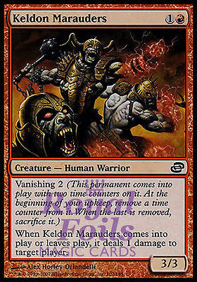 **2x FOIL Keldon Marauders** PLC MTG Planar Chaos Common MINT red