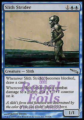 Slith Strider 2x FOIL MDN MTG Mirrodin Uncommon MINT blue