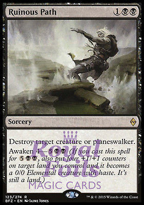 Ruinous Path 2x FOIL BFZ MTG Battle for Zendikar Rare MINT black