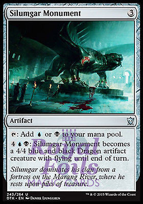 Silumgar Monument 2x FOIL DTK MTG Dragons of Tarkir Uncommon MINT artifact