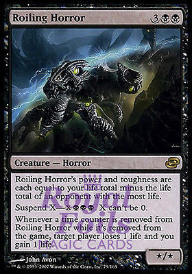 Roiling Horror 2x FOIL PLC MTG Planar Chaos Rare NM black