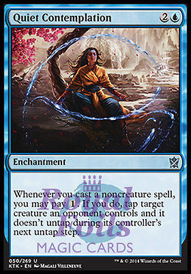 Quiet Contemplation 2x FOIL MTG KTK Khans of Tarkir Uncommon MINT blue