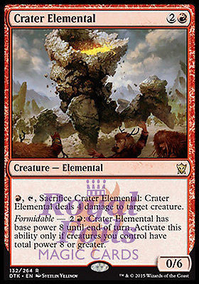 Crater Elemental 2x FOIL DTK MTG Dragons of Tarkir Rare MINT red