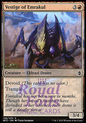 **4x FOIL Vestige of Emrakul** BFZ MTG Battle for Zendikar Common NM red