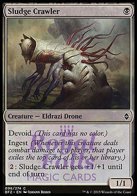 Sludge Crawler 4x FOIL BFZ MTG Battle for Zendikar Common MINT black