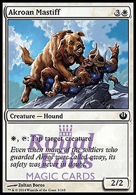 Akroan Mastiff 4x FOIL JOU MTG Journey Into Nyx Common MINT white