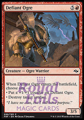 **4x FOIL Defiant Ogre** FRF MTG Fate Reforged Common MINT red