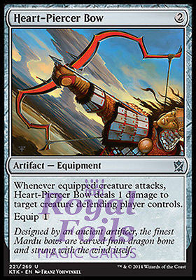 **4x FOIL Heart-Piercer Bow* MTG KTK Khans of Tarkir Uncommon MT artifact