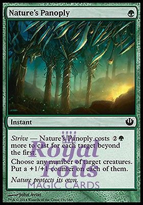 Nature's Panoply 4x FOIL JOU MTG Journey Into Nyx Common MINT green
