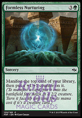 Formless Nurturing 4x FOIL FRF MTG Fate Reforged Common MINT green