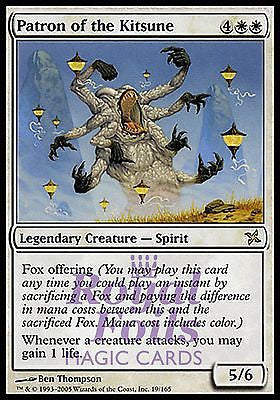 **1x FOIL Patron of the Kitsune* BOK MTG Betrayers Kamigawa Rare MINT white