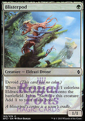 Blisterpod 2x FOIL BFZ MTG Battle for Zendikar Common MINT green