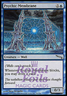 **2x FOIL Psychic Membrane** MDN MTG Mirrodin Uncommon MINT blue