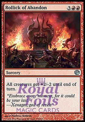 Rollick of Abandon 4x FOIL JOU MTG Journey Into Nyx Uncommon MINT red