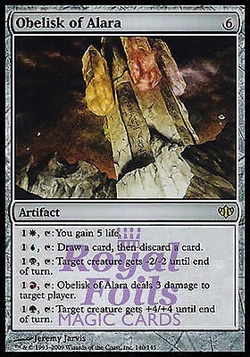 **1x FOIL Obelisk of Alara** CON MTG Conflux Rare MINT artifact