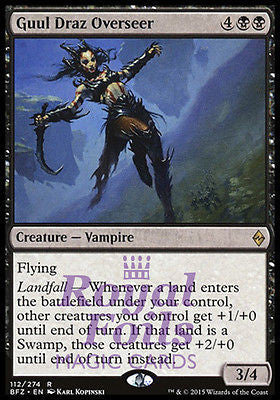 Guul Draz Overseer 2x FOIL BFZ MTG Battle for Zendikar Rare MINT black