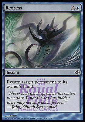 Regress 4x FOIL ROE MTG Rise of Eldrazi Common MINT blue