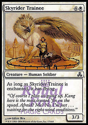 **4x FOIL Skyrider Trainee** GPT MTG Guildpact Common MINT white
