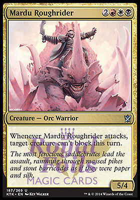 Mardu Roughrider 2x FOIL MTG KTK Khans of Tarkir Uncommon MINT red white black